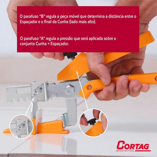 ALICATE NIVELAMENTO PORCELANATO CORTAG - 60969/60695