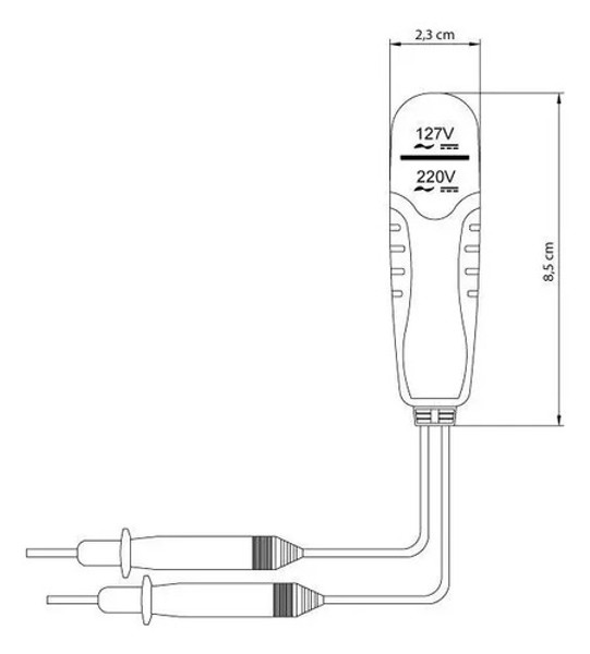 DETECTOR TENSAO E ENERGIA 1000V TRAMONTINA - 41902101