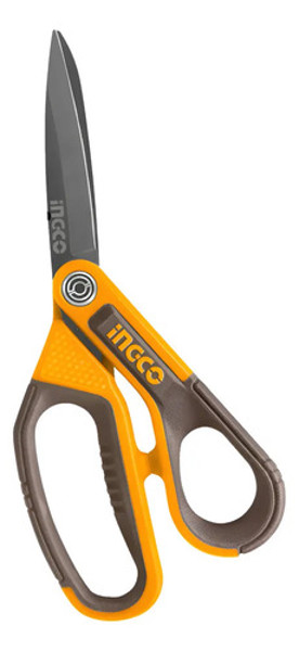 TESOURA PROFISSIONAL COM CABO EMBORRACHADO E LAMINA TITANIO 8'' 200MM INGCO - HSCRS812108