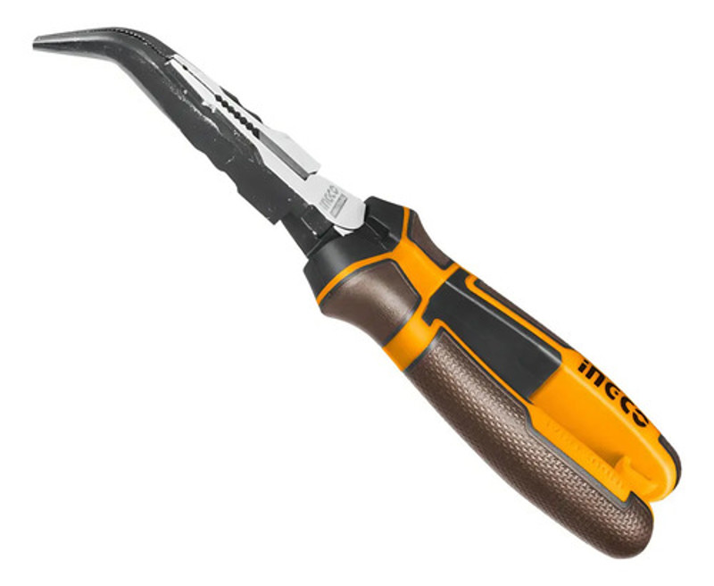 ALICATE DE BICO MEIA CANA CURVO ALTA PERFORMANCE INGCO -  HHBNP28160