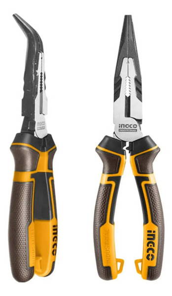 ALICATE DE BICO MEIA CANA CURVO ALTA PERFORMANCE INGCO -  HHBNP28160