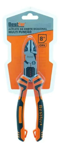 ALICATE DE CORTE DIAGONAL MULTIFUNCAO 8'' BESTFER - BFH3692 