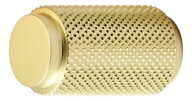 PUXADOR ITALYLINE PONTO ZIGRINATO 18X33 - IL1581 DOURADO (22885)