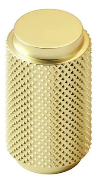 PUXADOR ITALYLINE PONTO ZIGRINATO 18X33 - IL1581 DOURADO (22885)