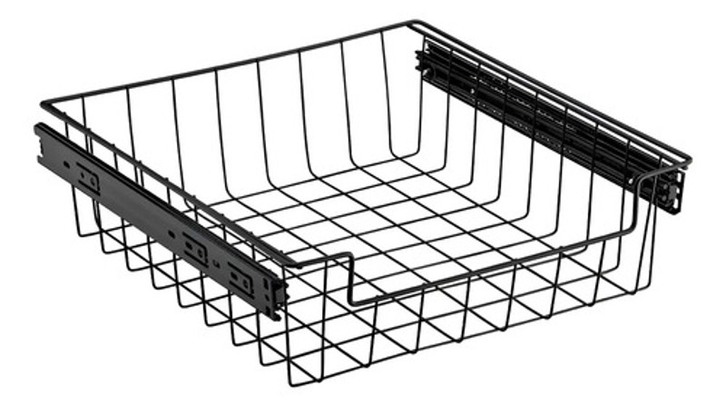 GAVETA ARAMADA FRUTEIRA MASTER COM 37CM E CORREDICA SCHMITT (A105 x L370 x P380) PRETA - 0643