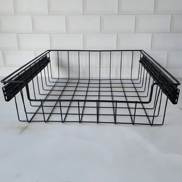 GAVETA ARAMADA FRUTEIRA MASTER COM 37CM E CORREDICA SCHMITT (A105 x L370 x P380) PRETA - 0643