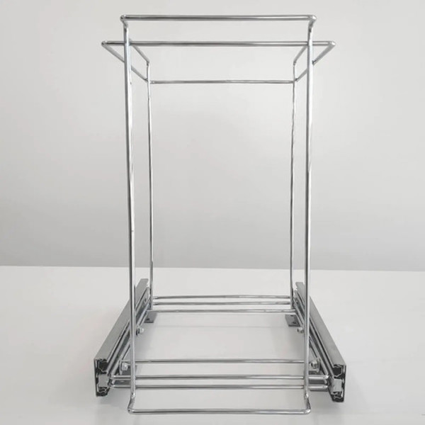 LIXEIRA SIMPLES SLIM COM 15 LITROS SCHMITT (A470 x L230 x P340) PRETA - 2716