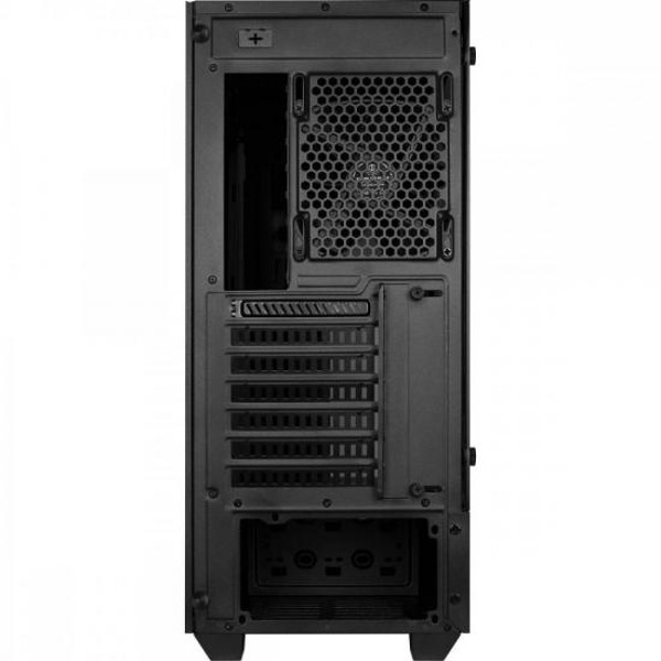 Gabinete Gamer Aerocool Playa Preto RGB Lateral Vidro