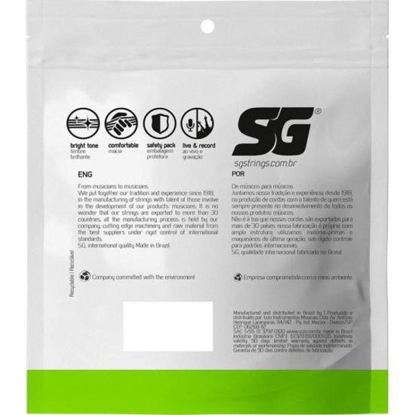 Encordoamento Para Contrabaixo 4 Cordas .045 Light Niquel SG