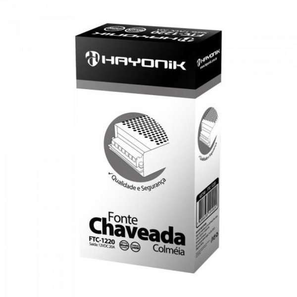 Fonte Colmeia Hayonik FTC1220 12VDC 20A 240W Bivolt Manual
