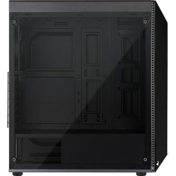 Gabinete Gamer Aerocool Shard Preto RGB Lateral Acrílico