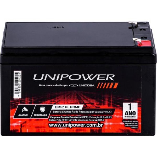 Bateria Selada 12V 4Ah UP12 Alarme Unipower