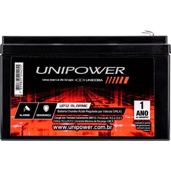 Bateria Selada 12V 4Ah UP12 Alarme Unipower