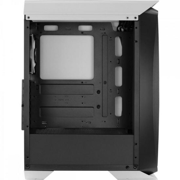 Gabinete Gamer Aerocool Aero One Frost Branco RGB Lateral Vidro