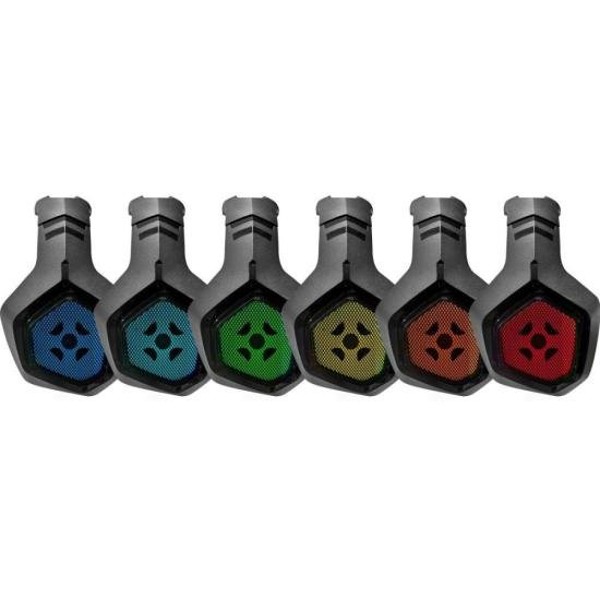 Headset Gamer Fortrek Black Hawk P2 + USB RGB Preto