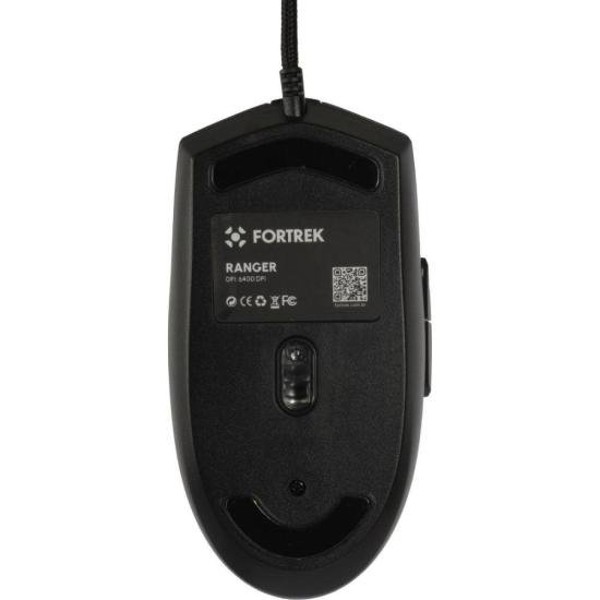 Kit Teclado e Mouse Gamer Fortrek Ranger Rainbow RGB Grafite