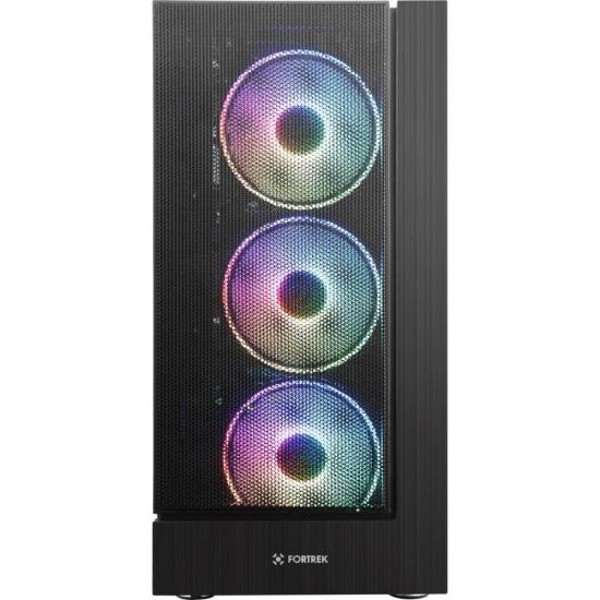 Gabinete Gamer Fortrek Cruiser Mid Tower RGB Preto