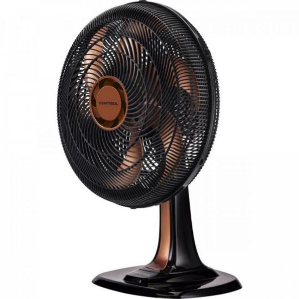 Ventilador de Mesa Ventisol Turbo 6 40cm Bronze 127v