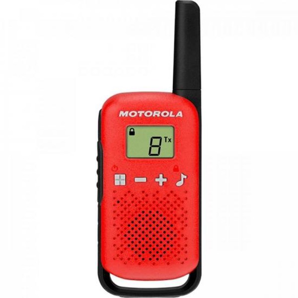 Rádio Comunicador Talkabout Motorola T110BR 25km Vermelho - PAR / 2