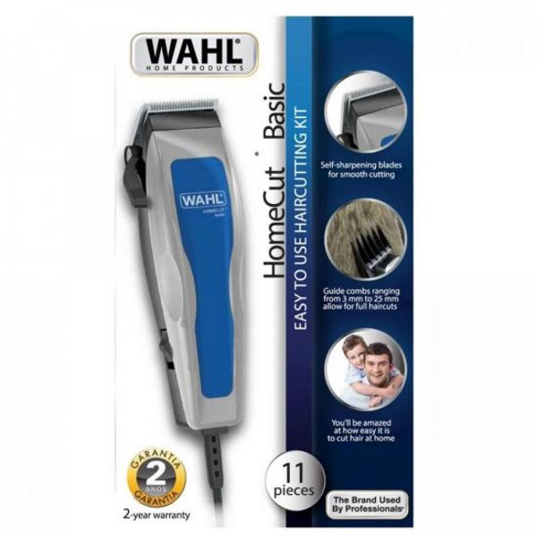 Máquina de Corte Wahl Home Cut Cinza/Azul 220V