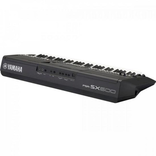 Teclado Yamaha PSR-SX600 Arranjador Preto