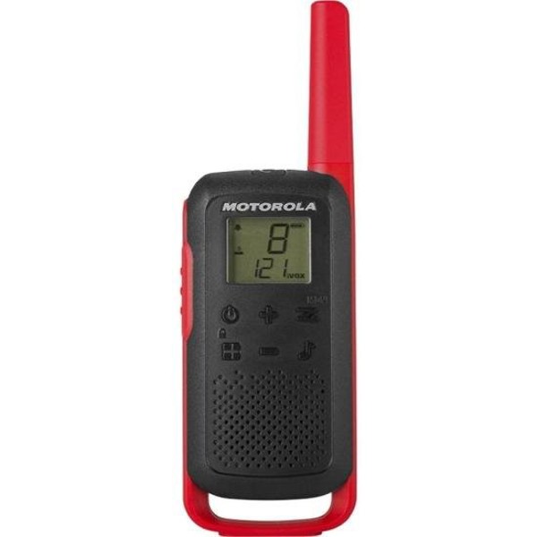 Rádio Comunicador Talkabout Motorola T210BR 32km Vermelho/Preto - PAR / 2