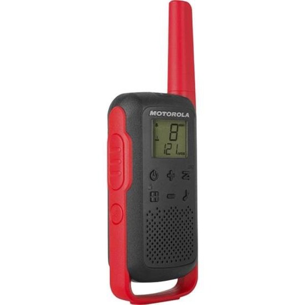 Rádio Comunicador Talkabout Motorola T210BR 32km Vermelho/Preto - PAR / 2