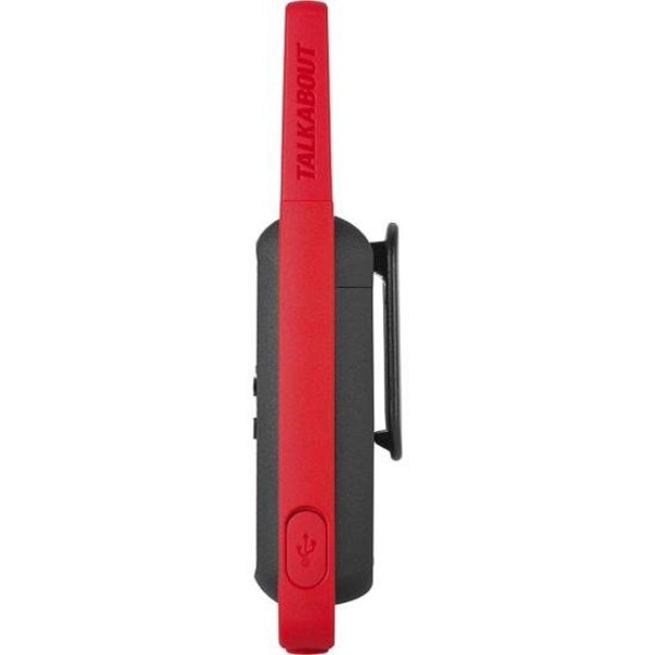 Rádio Comunicador Talkabout Motorola T210BR 32km Vermelho/Preto - PAR / 2