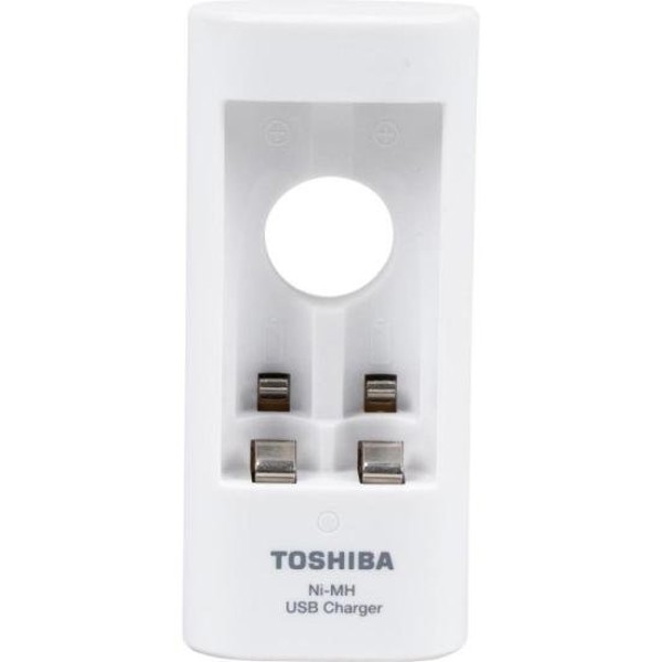 Carregador de Pilha USB TNHC-6GME2 CB (C/2 Pilhas AA 2000 MAh) Toshiba