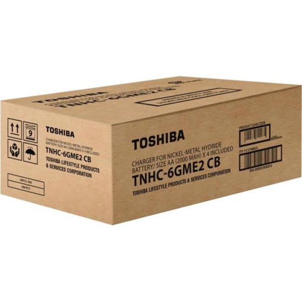 Carregador de Pilha USB TNHC-6GME2 CB (C/2 Pilhas AA 2000 MAh) Toshiba