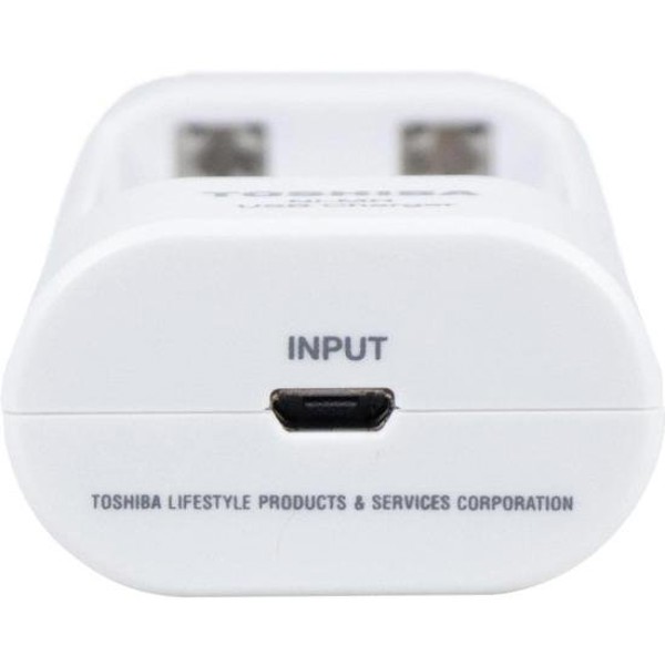 Carregador de Pilha USB TNHC-6GME4 CB (C/4 Pilhas AA 2000 MAh) Toshiba