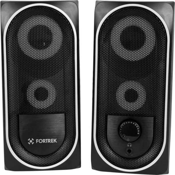 Caixa de Som Gamer Multimídia Fortrek Black Hawk RGB Preta