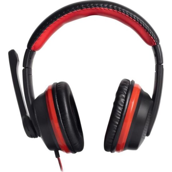 Headset Gamer Fortrek Spider Black P3 Preto/Vermelho
