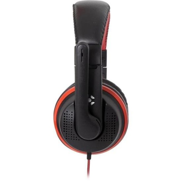 Headset Gamer Fortrek Spider Black P3 Preto/Vermelho