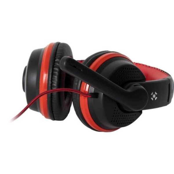 Headset Gamer Fortrek Spider Black P3 Preto/Vermelho