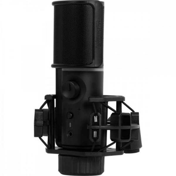 Microfone Gamer Streamplify Mic Tripod Com Tripé Preto RGB