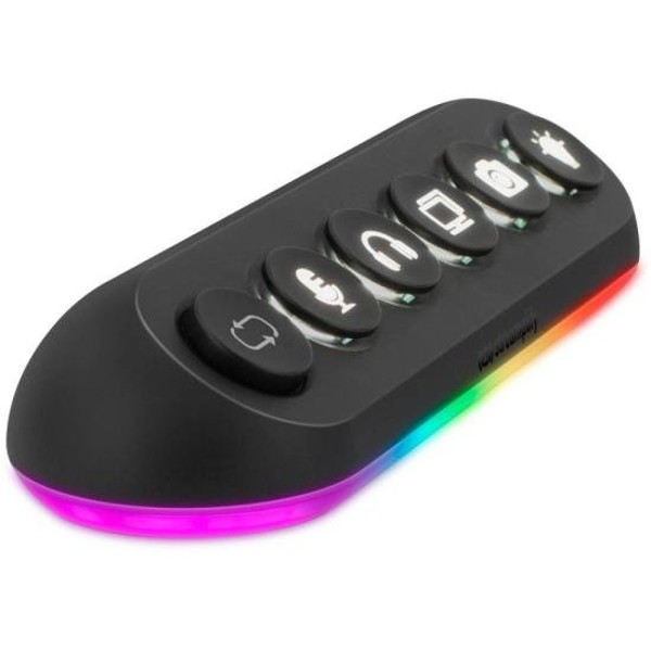 Hub USB 5 Portas 3.0 Streamplify Deck 5 Preto RGB