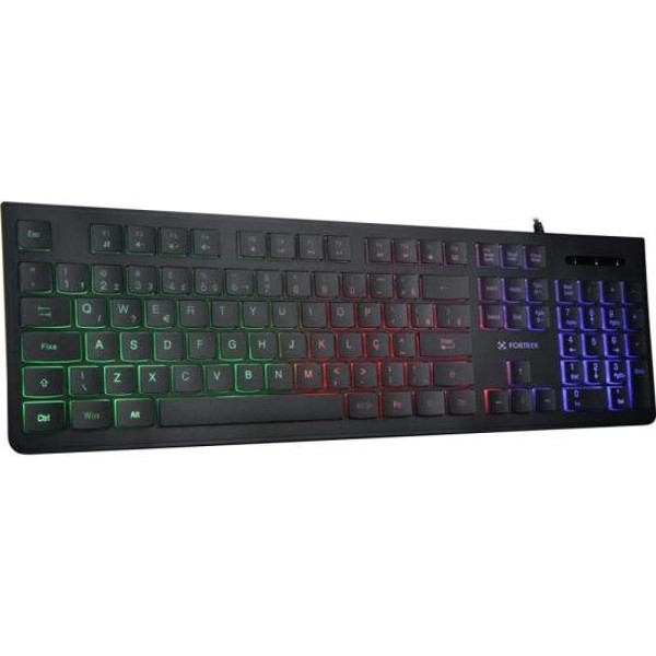 Teclado Gamer Multimídia Fortrek Black Eagle Preto