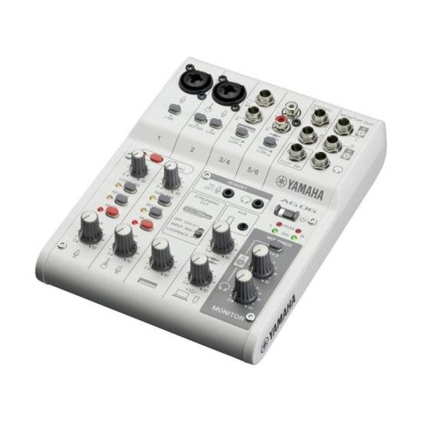 Mesa de Som Yamaha AG06MK2 Branco