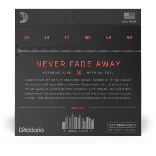 Encordoamento Guitarra Revestido Hibrido .010-.052 XT Nickel XTE1052 D Addario