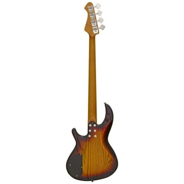 Contrabaixo Aria Pro II 313-MK2 Detroit 4 Cordas Open-Pore Sunburst