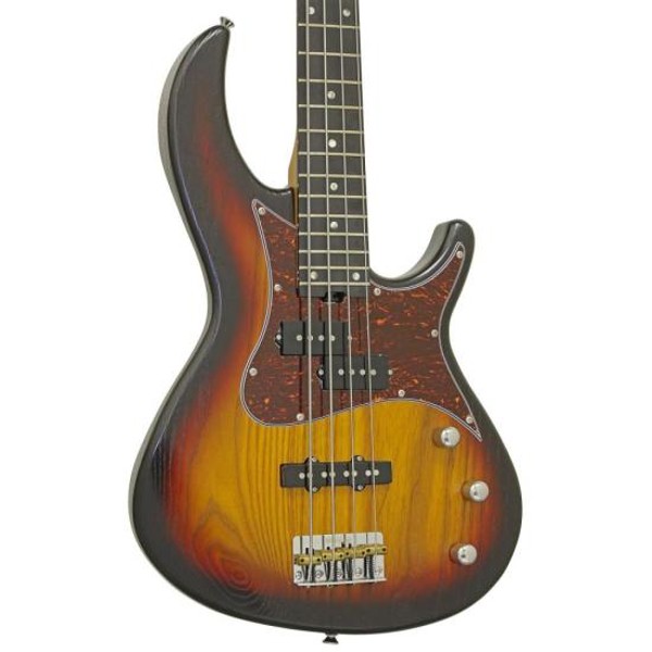 Contrabaixo Aria Pro II 313-MK2 Detroit 4 Cordas Open-Pore Sunburst
