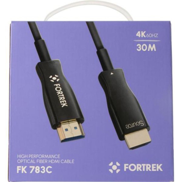 Cabo HDMI Fibra Óptica 4k FK 783C 30m Fortrek