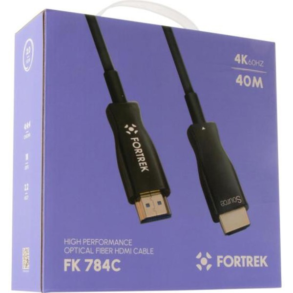 Cabo HDMI Fibra Óptica 4k FK 784C 40m Fortrek