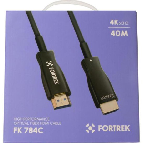 Cabo HDMI Fibra Óptica 4k FK 784C 40m Fortrek