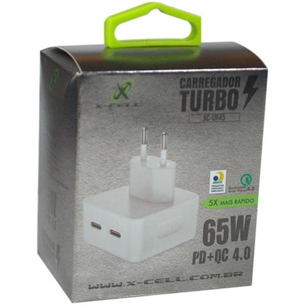 Carregador Turbo USB-C 4.0a 65w Flex