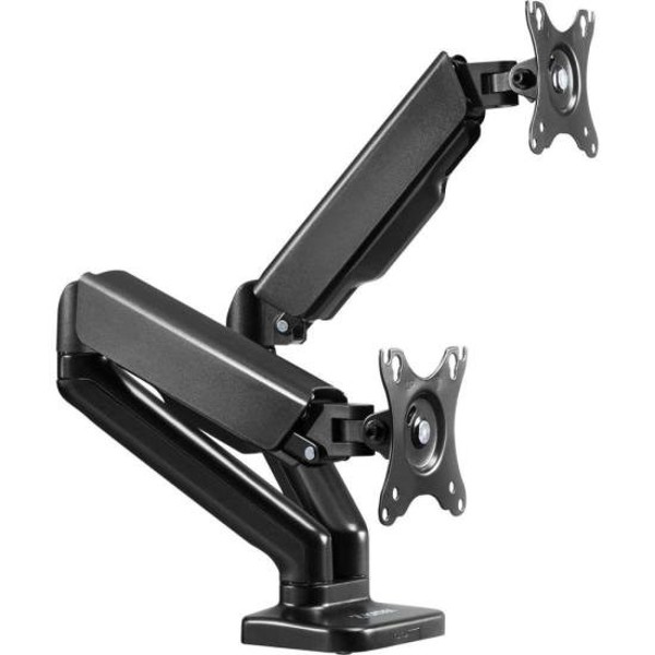 Suporte Articulado Para Dois Monitores com Pistão a Gás Fortrek FK 441S 17"-32"