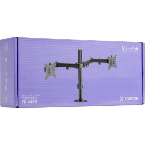 Suporte Articulado Para Dois Monitores Fortrek FK 445S 17"-32"