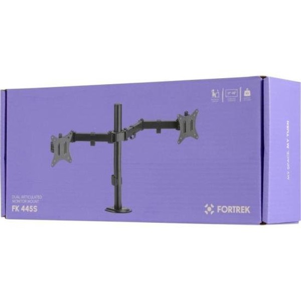 Suporte Articulado Para Dois Monitores Fortrek FK 445S 17"-32"