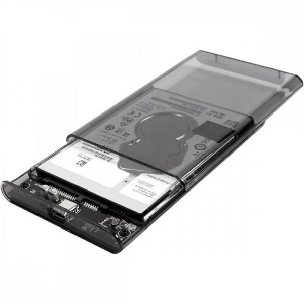 Case Para HD 2.5" Externo CH-C300BK C3Tech